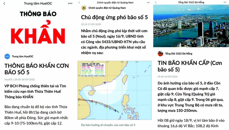 Thông tin kịp thời cho người dân các tỉnh khu vực tâm bão số 5 qua Zalo - Ảnh 1. Thông tin kịp thời cho người dân các tỉnh khu vực tâm bão số 5 qua Zalo - Ảnh 1.