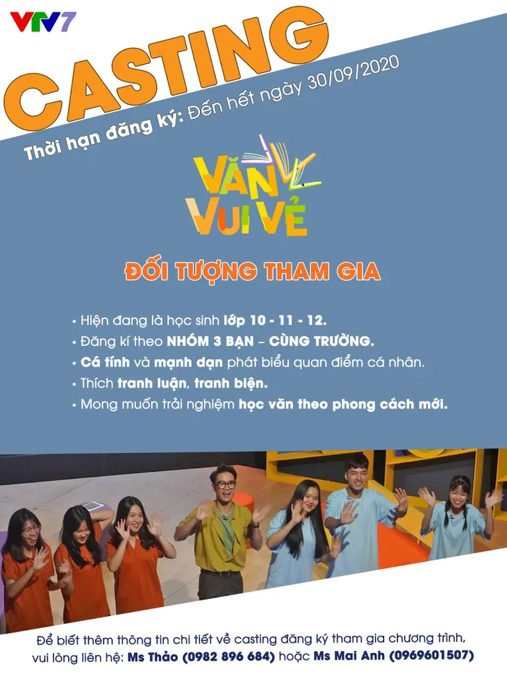 Đừng bỏ lỡ cơ hội tham gia Văn vui vẻ 2020 - Ảnh 1. Đừng bỏ lỡ cơ hội tham gia Văn vui vẻ 2020 - Ảnh 1.