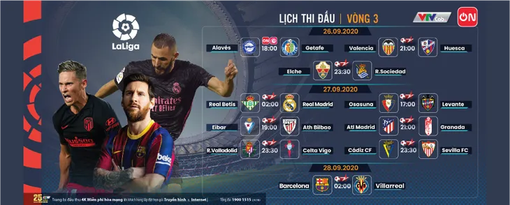 Barcelona – Villarreal và nhiều trận cầu hấp dẫn trên VTVcab cuối tuần - Ảnh 1. Barcelona – Villarreal và nhiều trận cầu hấp dẫn trên VTVcab cuối tuần - Ảnh 1.