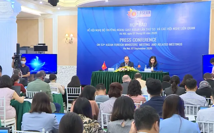 Khoảng 33 văn kiện sẽ được xem xét, ghi nhận và thông qua tại AMM 53 và các hội nghị liên quan - Ảnh 1. Khoảng 33 văn kiện sẽ được xem xét, ghi nhận và thông qua tại AMM 53 và các hội nghị liên quan - Ảnh 1.
