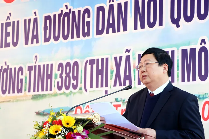 Thông xe cầu Triều nối hai tỉnh Hải Dương và Quảng Ninh - Ảnh 4. Thông xe cầu Triều nối hai tỉnh Hải Dương và Quảng Ninh - Ảnh 4.