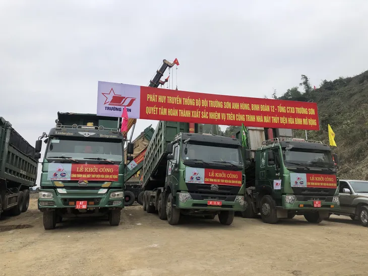 Khởi công công trình Nhà máy thủy điện Hòa Bình mở rộng - Ảnh 5. Khởi công công trình Nhà máy thủy điện Hòa Bình mở rộng - Ảnh 5.