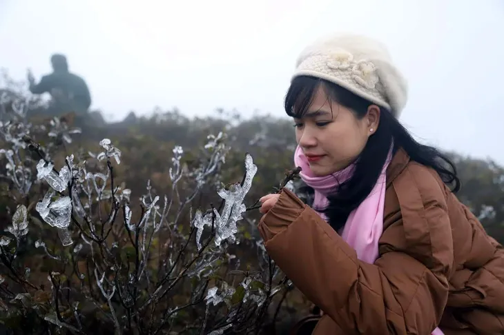 Băng giá bất ngờ xuất hiện ở Quảng Ninh - Ảnh 2. Băng giá bất ngờ xuất hiện ở Quảng Ninh - Ảnh 2.