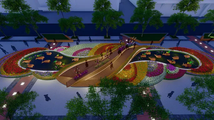 Đường hoa Nguyễn Huệ Tết Tân Sửu 2021 có gì đặc biệt? - Ảnh 3. Đường hoa Nguyễn Huệ Tết Tân Sửu 2021 có gì đặc biệt? - Ảnh 3.