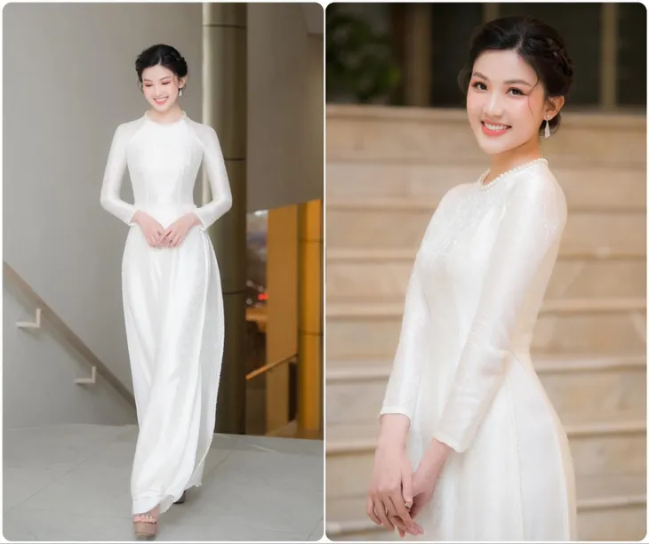 Hồng Diễm, Phương Oanh cùng dàn diễn viên diện áo dài: Ai xinh đẹp hơn? - Ảnh 2. Hồng Diễm, Phương Oanh cùng dàn diễn viên diện áo dài: Ai xinh đẹp hơn? - Ảnh 2.
