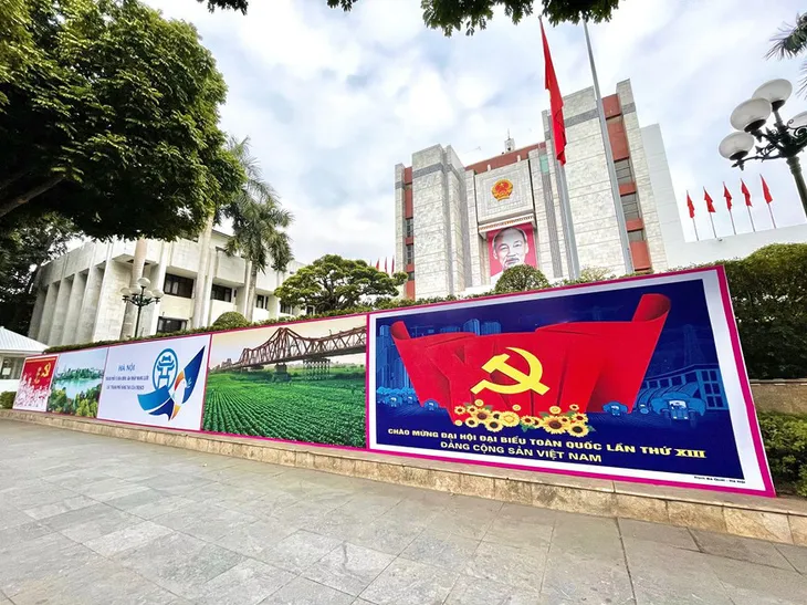Kiểm tra công tác tuyên truyền, cổ động phục vụ Đại hội XIII - Ảnh 1. Kiểm tra công tác tuyên truyền, cổ động phục vụ Đại hội XIII - Ảnh 1.