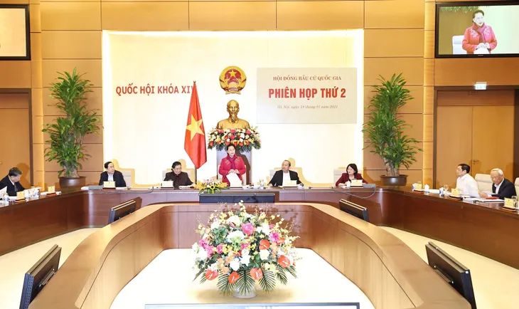 Chủ tịch Quốc hội chủ trì Phiên họp thứ 2 Hội đồng bầu cử Quốc gia - Ảnh 1. Chủ tịch Quốc hội chủ trì Phiên họp thứ 2 Hội đồng bầu cử Quốc gia - Ảnh 1.