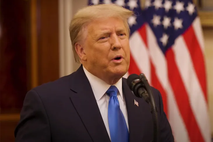 Tổng thống Donald Trump phát biểu chia tay Nhà Trắng, chấm dứt nhiệm kỳ 4 năm - Ảnh 1. Tổng thống Donald Trump phát biểu chia tay Nhà Trắng, chấm dứt nhiệm kỳ 4 năm - Ảnh 1.