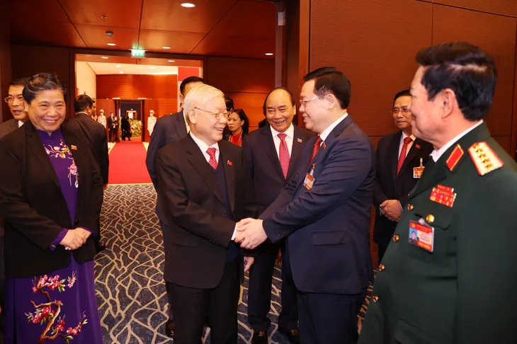 Tổng Bí thư, Chủ tịch nước Nguyễn Phú Trọng dự phiên họp trù bị Đại hội XIII của Đảng - Ảnh 3. Tổng Bí thư, Chủ tịch nước Nguyễn Phú Trọng dự phiên họp trù bị Đại hội XIII của Đảng - Ảnh 3.