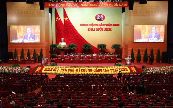 Đại biểu đánh giá cao sự thẳng thắn, dân chủ của các ý kiến tham luận tại Đại hội XIII - Ảnh 1. Đại biểu đánh giá cao sự thẳng thắn, dân chủ của các ý kiến tham luận tại Đại hội XIII - Ảnh 1.