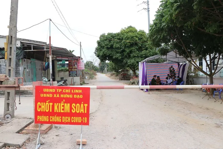 32 chốt được thiết lập để kiểm soát dịch TP Chí Linh (Hải Dương) - Ảnh 1. 32 chốt được thiết lập để kiểm soát dịch TP Chí Linh (Hải Dương) - Ảnh 1.