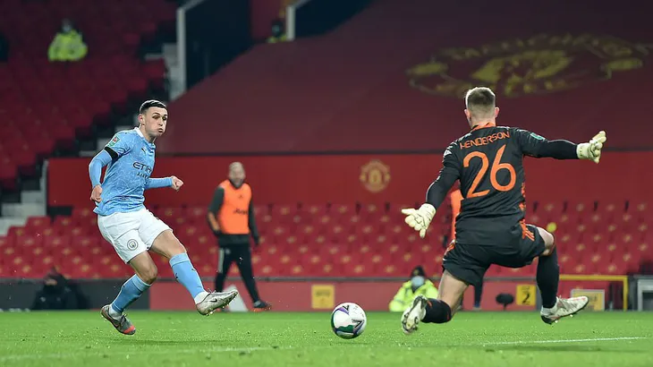 Hạ Man Utd, Man City tiến vào chung kết Cúp Liên đoàn Anh - Ảnh 1. Hạ Man Utd, Man City tiến vào chung kết Cúp Liên đoàn Anh - Ảnh 1.