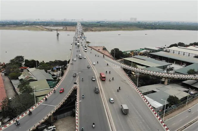 Khởi công cầu Vĩnh Tuy giai đoạn 2 - Ảnh 1. Khởi công cầu Vĩnh Tuy giai đoạn 2 - Ảnh 1.