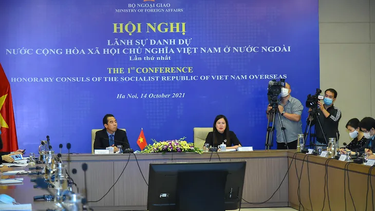 Lần đầu tiên diễn ra Hội nghị Lãnh sự danh dự Việt Nam ở nước ngoài - Ảnh 1. Lần đầu tiên diễn ra Hội nghị Lãnh sự danh dự Việt Nam ở nước ngoài - Ảnh 1.