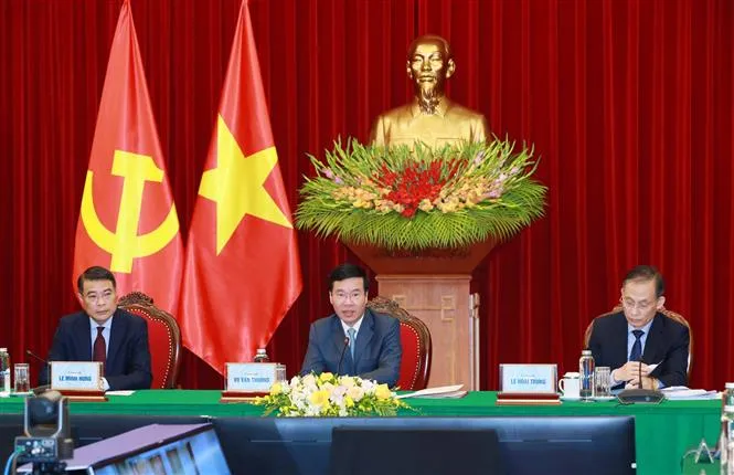 Tăng cường chia sẻ kinh nghiệm công tác xây dựng Đảng Việt Nam - Lào - Ảnh 1. Tăng cường chia sẻ kinh nghiệm công tác xây dựng Đảng Việt Nam - Lào - Ảnh 1.