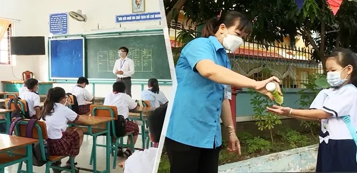 2 trường học TP Hồ Chí Minh đã bắt đầu dạy trực tiếp - Ảnh 1. 2 trường học TP Hồ Chí Minh đã bắt đầu dạy trực tiếp - Ảnh 1.