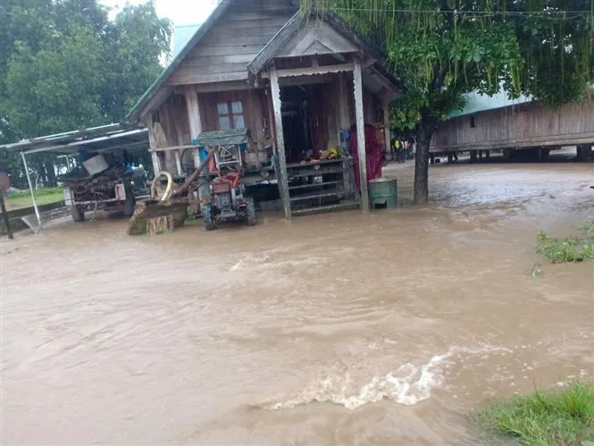 Mưa lớn gây ngập hàng trăm ngôi nhà và thiệt hại sản xuất nông nghiệp ở Đắk Lắk - Ảnh 4. Mưa lớn gây ngập hàng trăm ngôi nhà và thiệt hại sản xuất nông nghiệp ở Đắk Lắk - Ảnh 4.
