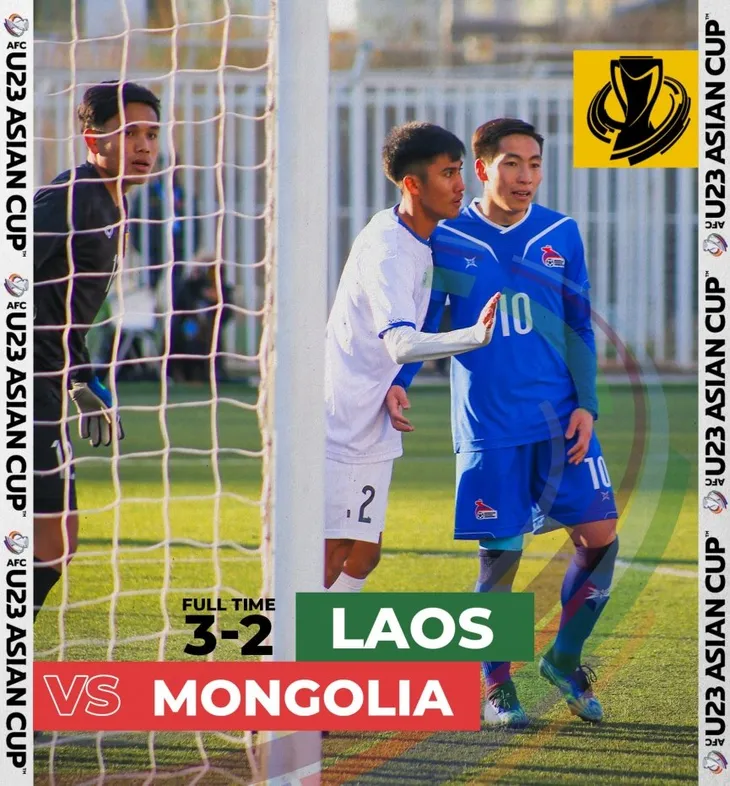 Thắng kịch tính U23 Mông Cổ, U23 Lào giải cứu U23 Thái Lan - Ảnh 1. Thắng kịch tính U23 Mông Cổ, U23 Lào giải cứu U23 Thái Lan - Ảnh 1.