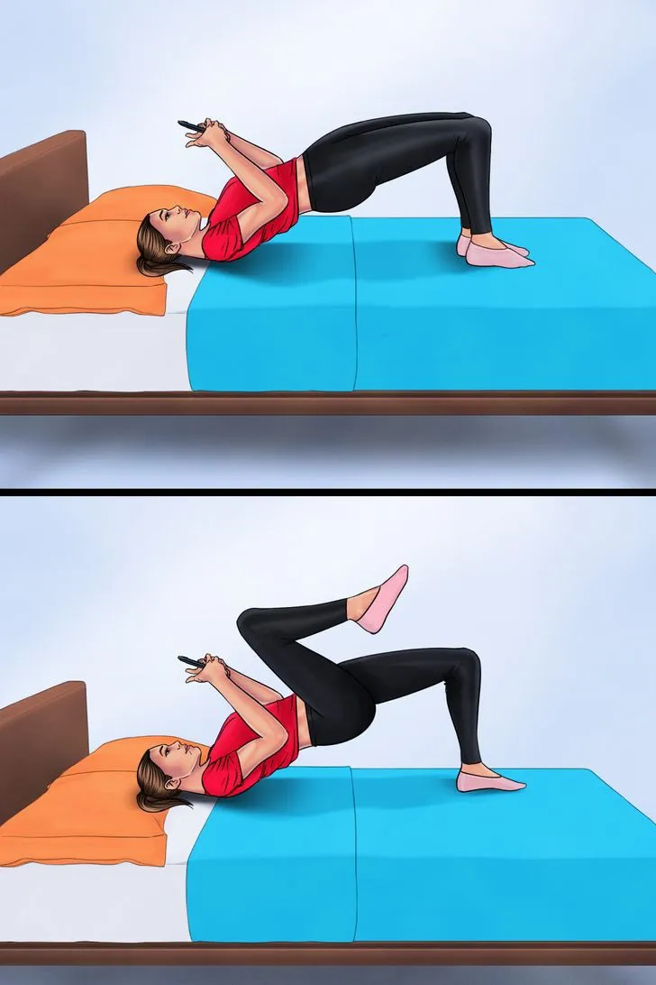 Nằm một chỗ dáng cũng đẹp với 10 bài tập “tại giường” hiệu quả - Ảnh 2. Nằm một chỗ dáng cũng đẹp với 10 bài tập “tại giường” hiệu quả - Ảnh 2.