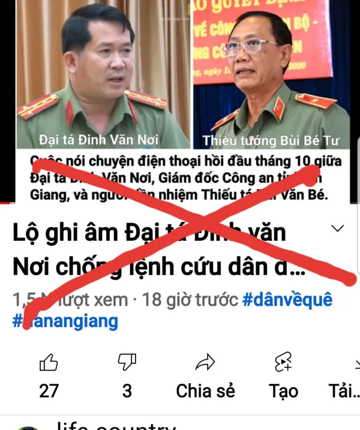 Lộ diện kẻ phản động cắt ghép clip ghi âm Giám đốc Công an tỉnh An Giang - Ảnh 1. Lộ diện kẻ phản động cắt ghép clip ghi âm Giám đốc Công an tỉnh An Giang - Ảnh 1.