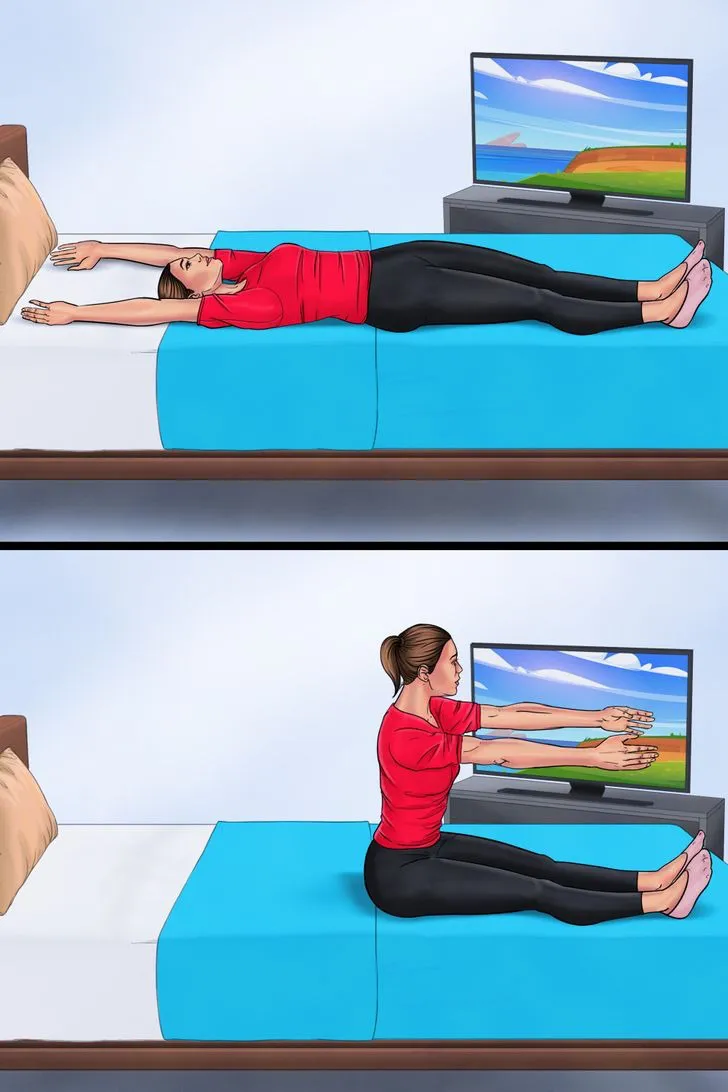Nằm một chỗ dáng cũng đẹp với 10 bài tập “tại giường” hiệu quả - Ảnh 5. Nằm một chỗ dáng cũng đẹp với 10 bài tập “tại giường” hiệu quả - Ảnh 5.