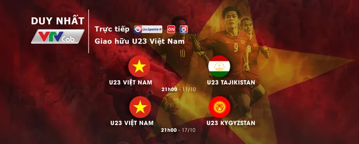 VTVcab trực tiếp 2 trận giao hữu của U23 Việt Nam tại UAE - Ảnh 1.