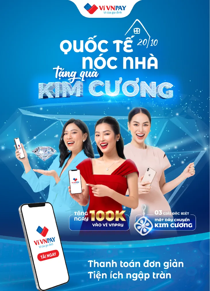 Nhiều chị em đã nhận quà 20/10 sớm từ ví VNPAY - Ảnh 1. Nhiều chị em đã nhận quà 20/10 sớm từ ví VNPAY - Ảnh 1.