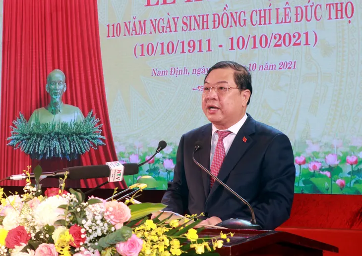 Kỷ niệm trọng thể 110 năm ngày sinh nhà lãnh đạo tài năng Lê Đức Thọ - Ảnh 2. Kỷ niệm trọng thể 110 năm ngày sinh nhà lãnh đạo tài năng Lê Đức Thọ - Ảnh 2.