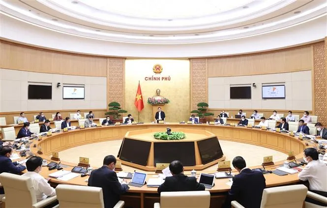 Thủ tướng Phạm Minh Chính: Lấy người dân là trung tâm trong phòng chống dịch - Ảnh 1. Thủ tướng Phạm Minh Chính: Lấy người dân là trung tâm trong phòng chống dịch - Ảnh 1.