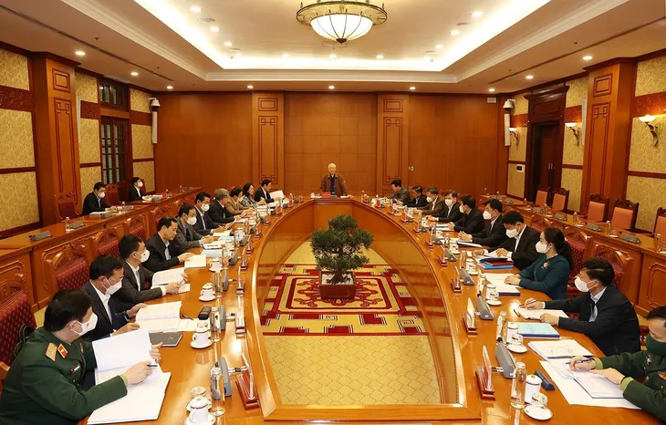 Tổng Bí thư chủ trì họp Thường trực Ban Chỉ đạo Trung ương về phòng, chống tham nhũng, tiêu cực - Ảnh 2. Tổng Bí thư chủ trì họp Thường trực Ban Chỉ đạo Trung ương về phòng, chống tham nhũng, tiêu cực - Ảnh 2.