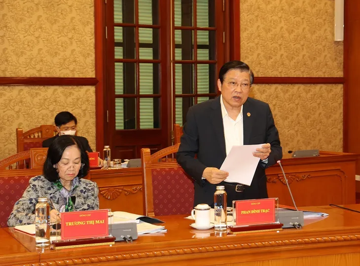 Tổng Bí thư chủ trì họp Thường trực Ban Chỉ đạo Trung ương về phòng, chống tham nhũng, tiêu cực - Ảnh 3. Tổng Bí thư chủ trì họp Thường trực Ban Chỉ đạo Trung ương về phòng, chống tham nhũng, tiêu cực - Ảnh 3.