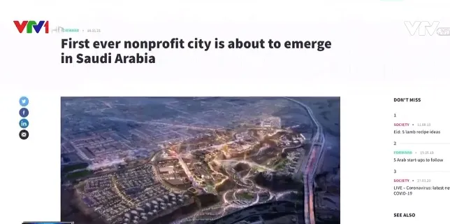 Saudi Arabia thành lập thành phố phi lợi nhuận đầu tiên thế giới - Ảnh 1. Saudi Arabia thành lập thành phố phi lợi nhuận đầu tiên thế giới - Ảnh 1.