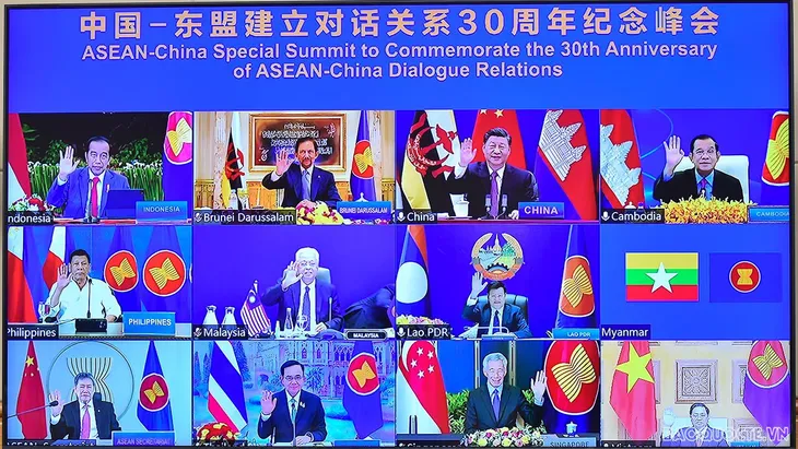 Thúc đẩy quan hệ ASEAN-Trung Quốc để tương xứng với tầm vóc chiến lược và toàn diện - Ảnh 1. Thúc đẩy quan hệ ASEAN-Trung Quốc để tương xứng với tầm vóc chiến lược và toàn diện - Ảnh 1.