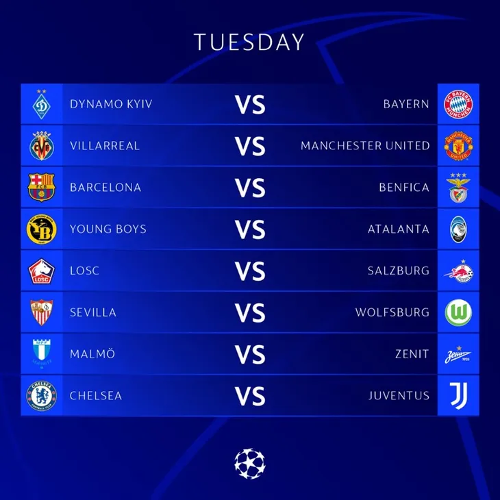 Lịch thi đấu UEFA Champions League hôm nay: Man Utd đấu Tàu ngầm vàng Villarreal - Ảnh 1. Lịch thi đấu UEFA Champions League hôm nay: Man Utd đấu Tàu ngầm vàng Villarreal - Ảnh 1.