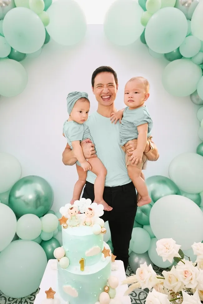 Kim Lý và Hồ Ngọc Hà mừng sinh nhật đầu tiên của Lisa và Leon - Ảnh 3. Kim Lý và Hồ Ngọc Hà mừng sinh nhật đầu tiên của Lisa và Leon - Ảnh 3.