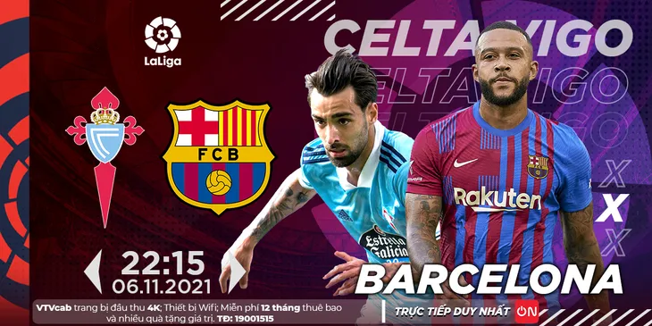 Xem trực tiếp Celta Vigo – Barcelona duy nhất trên VTVcab - Ảnh 1. Xem trực tiếp Celta Vigo – Barcelona duy nhất trên VTVcab - Ảnh 1.