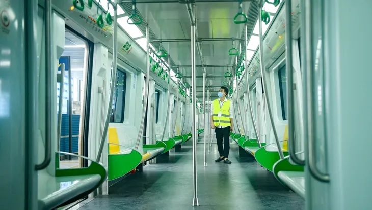 Nhiều kỳ vọng từ tuyến đường sắt Cát Linh - Hà Đông - Ảnh 6. Nhiều kỳ vọng từ tuyến đường sắt Cát Linh - Hà Đông - Ảnh 6.