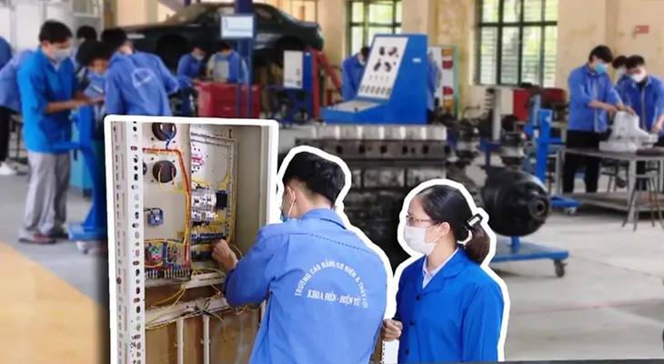Trường nghề sẵn sàng đón sinh viên - Ảnh 1.
