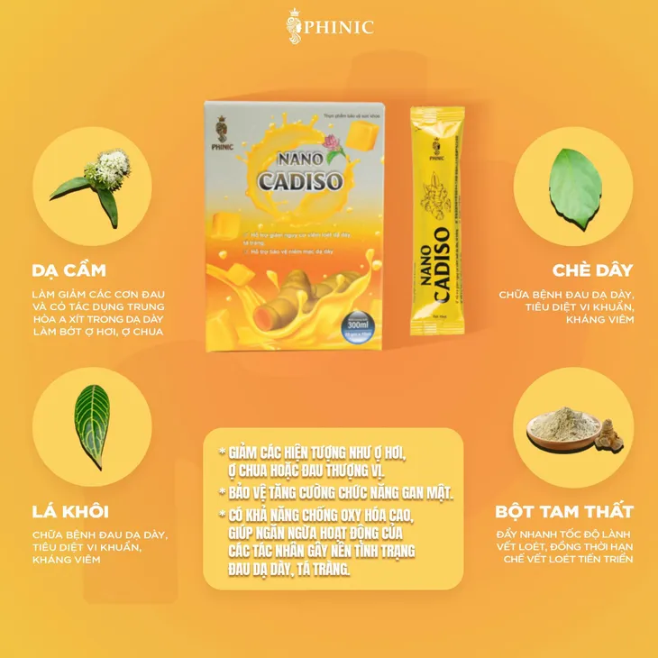 Xoá bỏ nỗi lo dạ dày cùng sản phẩm Nano Cadiso - Ảnh 3. Xoá bỏ nỗi lo dạ dày cùng sản phẩm Nano Cadiso - Ảnh 3.