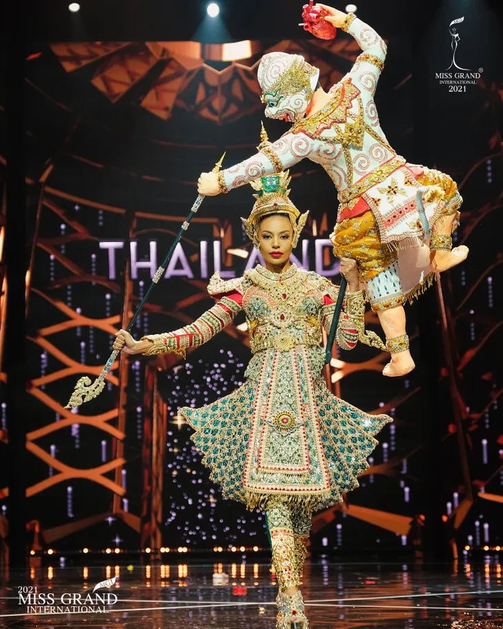 Những trang phục dân tộc càn quét Miss Grand International 2021 - Ảnh 7. Những trang phục dân tộc càn quét Miss Grand International 2021 - Ảnh 7.