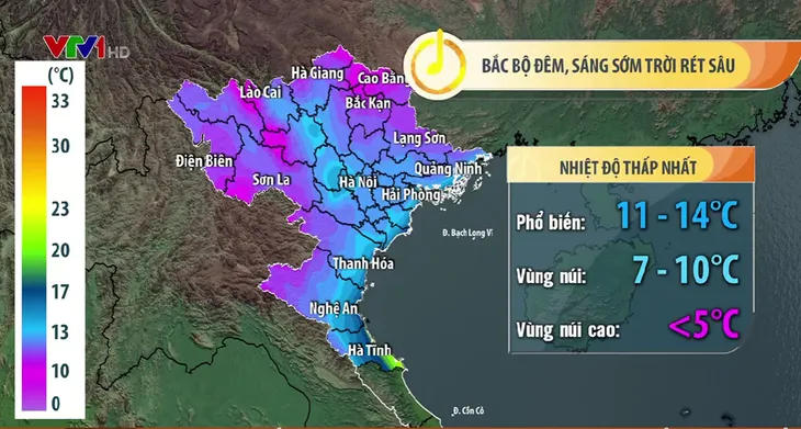 Bắc Bộ và Bắc Trung Bộ trời rét, vùng núi cao có nơi dưới 5 độ C - Ảnh 1. Bắc Bộ và Bắc Trung Bộ trời rét, vùng núi cao có nơi dưới 5 độ C - Ảnh 1.