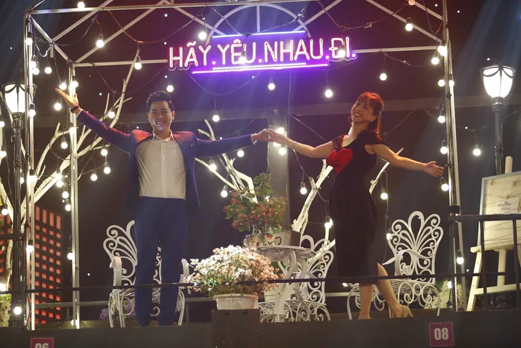 MC Nguyên Khang hài hước ở show hẹn hò Hãy yêu nhau đi - Ảnh 3. MC Nguyên Khang hài hước ở show hẹn hò Hãy yêu nhau đi - Ảnh 3.