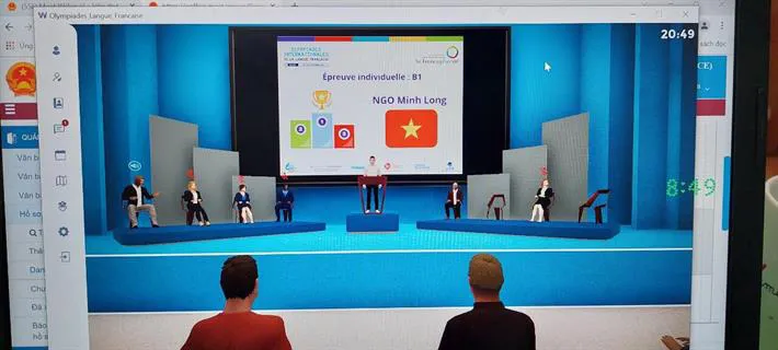Học sinh Việt Nam đoạt giải Nhất cuộc thi Olympiad Tiếng Pháp 2021 - Ảnh 1. Học sinh Việt Nam đoạt giải Nhất cuộc thi Olympiad Tiếng Pháp 2021 - Ảnh 1.
