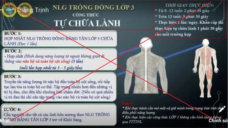 Năng lượng gốc trống đồng: Đọc thần chú, nhìn vào trán để... chữa ung thư, COVID-19? - Ảnh 1. Năng lượng gốc trống đồng: Đọc thần chú, nhìn vào trán để... chữa ung thư, COVID-19? - Ảnh 1.