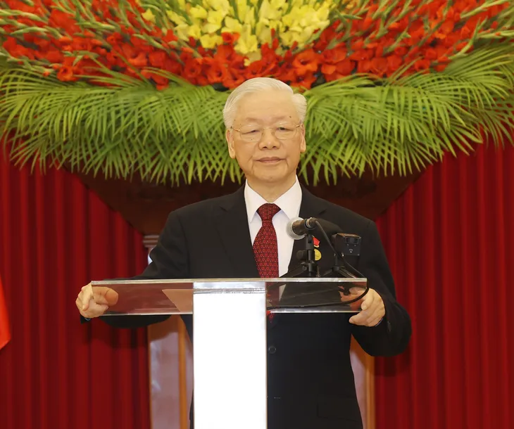 Tổng Bí thư Nguyễn Phú Trọng nhận giải thưởng Lenin - Ảnh 2. Tổng Bí thư Nguyễn Phú Trọng nhận giải thưởng Lenin - Ảnh 2.