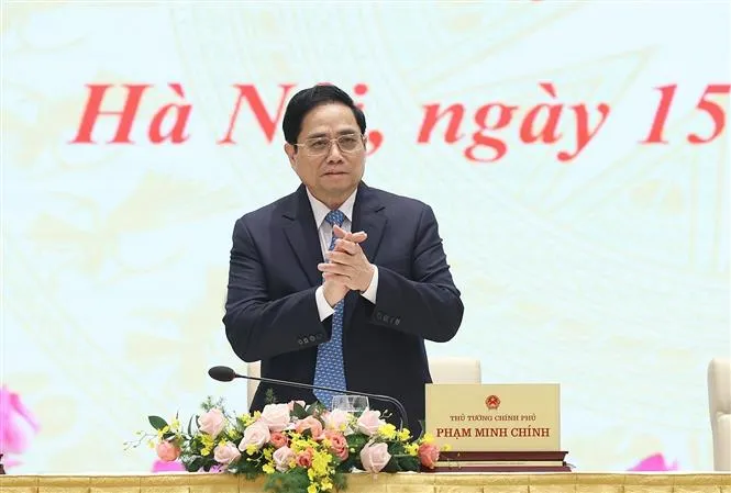 Thủ tướng Phạm Minh Chính gặp mặt đại biểu dự Đại hội Phụ nữ Bộ Công an - Ảnh 1. Thủ tướng Phạm Minh Chính gặp mặt đại biểu dự Đại hội Phụ nữ Bộ Công an - Ảnh 1.