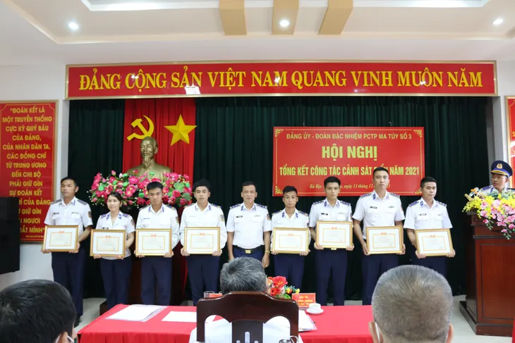 Đoàn Đặc nhiệm PCTP ma túy số 3 quyết tâm thực hiện thắng lợi nhiệm vụ cảnh sát biển năm 2022 - Ảnh 1. Đoàn Đặc nhiệm PCTP ma túy số 3 quyết tâm thực hiện thắng lợi nhiệm vụ cảnh sát biển năm 2022 - Ảnh 1.