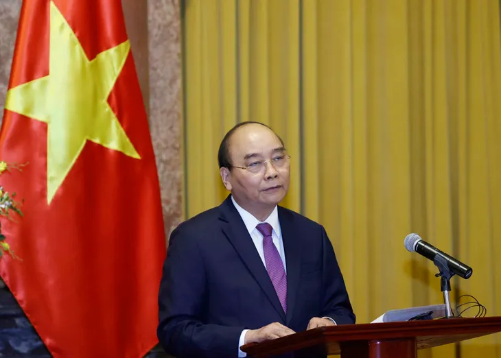Chủ tịch nước trao tặng Huân chương lao động cho học sinh đoạt giải Olympic và Khoa học kỹ thuật quốc tế 2021 - Ảnh 1.
