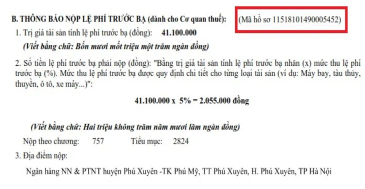 Cách nộp phí trước bạ ô tô, xe máy online - Ảnh 1. Cách nộp phí trước bạ ô tô, xe máy online - Ảnh 1.