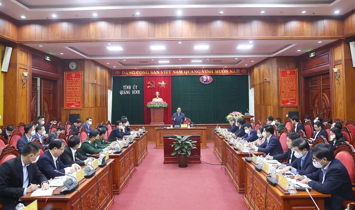 Thủ tướng: Quảng Bình cần tận dụng tiềm năng khác biệt, cơ hội nổi trội để phát triển - Ảnh 1. Thủ tướng: Quảng Bình cần tận dụng tiềm năng khác biệt, cơ hội nổi trội để phát triển - Ảnh 1.